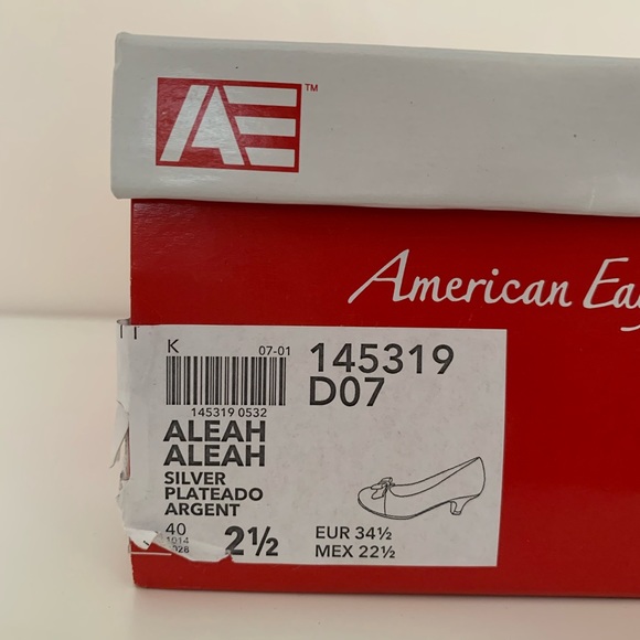 AE Girls Sliver High Heels - Picture 5 of 6